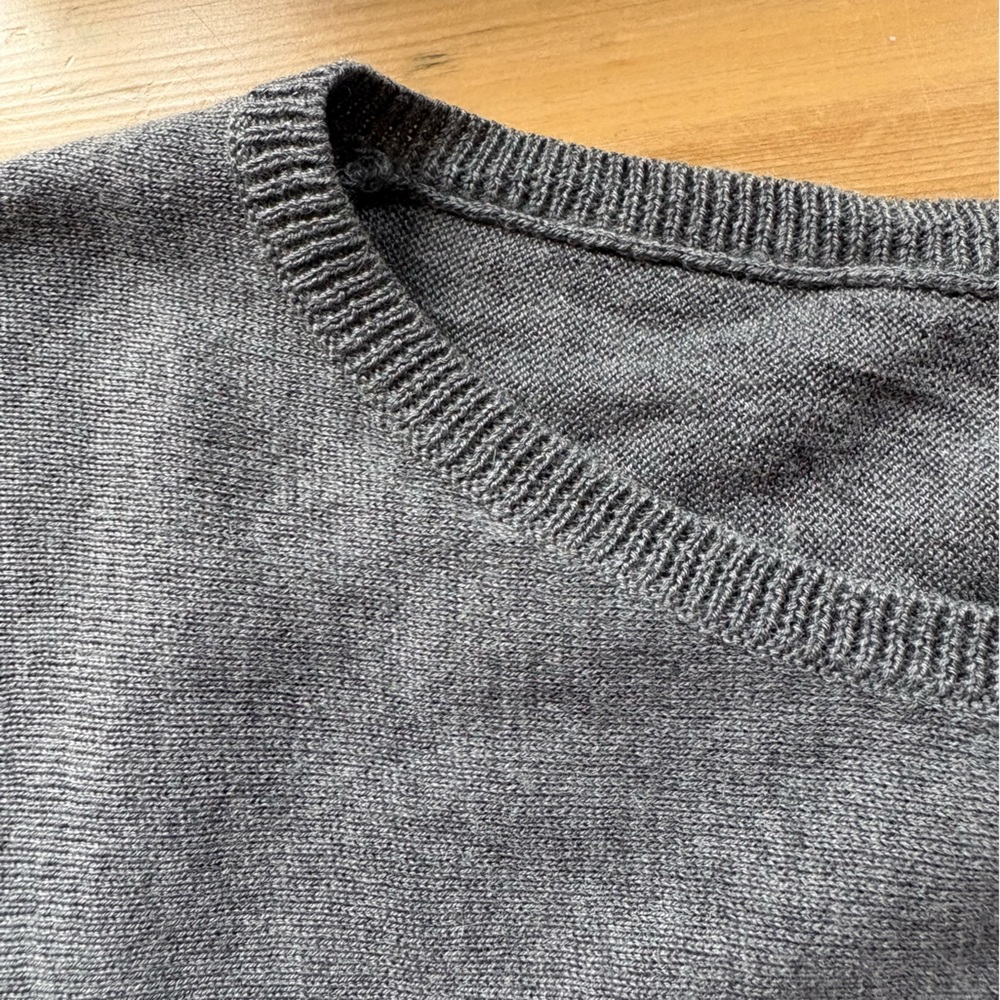 Zadig & Voltaire Charcoal Knit Dolman Top Size Small - Picture 7 of 15